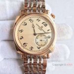Swiss Vacheron Constantin Geneve Drivers Watch 2-Tone Rose Gold